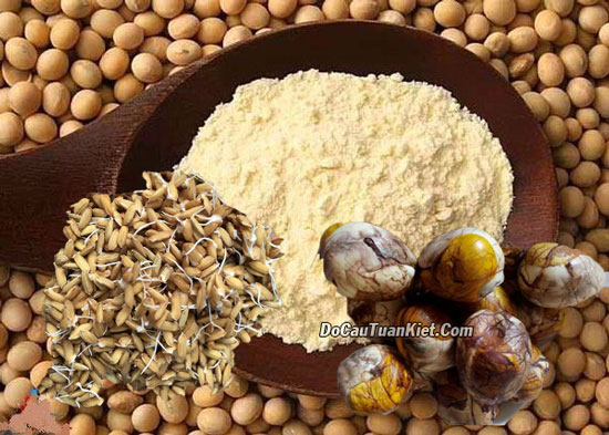 Mồi câu rô phi từ bột đậu tương