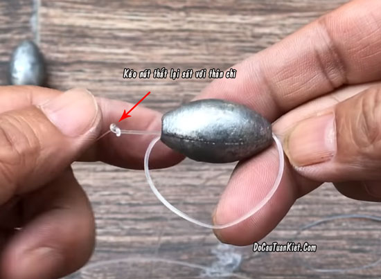 Thắt nút cố định chì