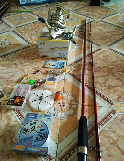 Trọn bộ cần câu máy giá rẻ