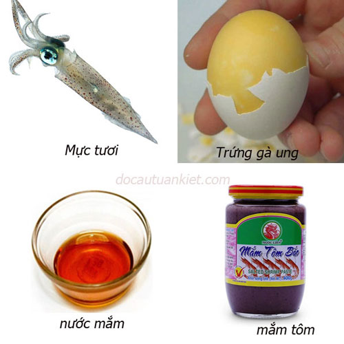 Mồi câu cá lăng từ mực tươi